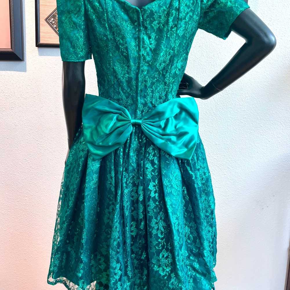Vintage Gunne Sax by Jessica McClintock  Dress, Size13/14 -RESERVED for Malinda - Picture 2 of 8